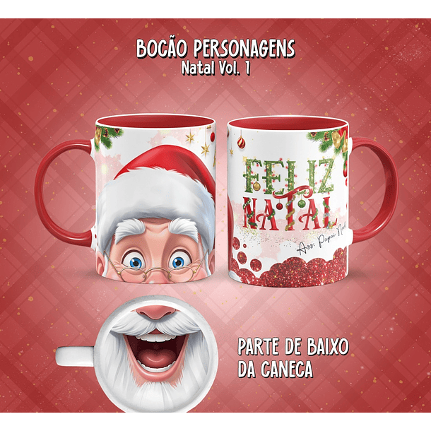 11 Artes para Caneca Bocão Natal Vol. 1 Arquivo em Png  7