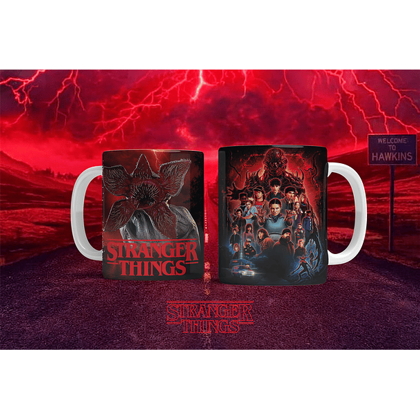 12 Artes para Caneca Stranger Things Arquivo em Png  3
