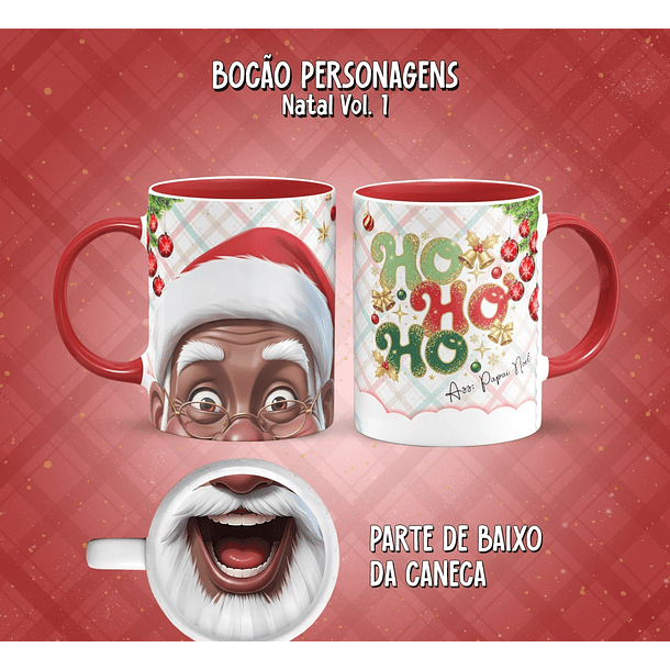 11 Artes para Caneca Bocão Natal Vol. 1 Arquivo em Png  9