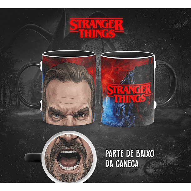 13 Artes para Caneca Bocão Stranger Things em Png 3