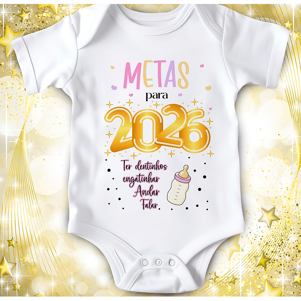 14 Artes para Camisa ou Body Ano Novo 2026 Arquivo Editável  2