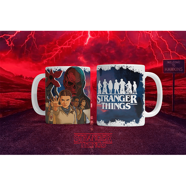 12 Artes para Caneca Stranger Things Arquivo em Png  4