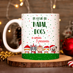 20 Artes para Caneca Natal Gatinhos em Linhas Arquivo em Png