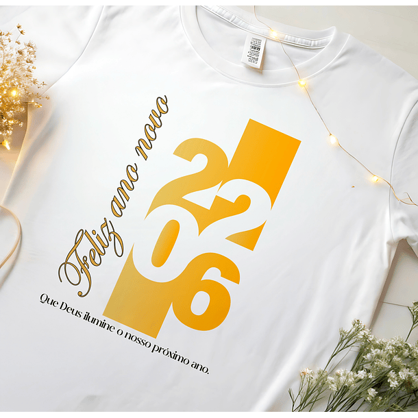 14 Artes para Camisa ou Body Ano Novo 2026 Arquivo Editável  4