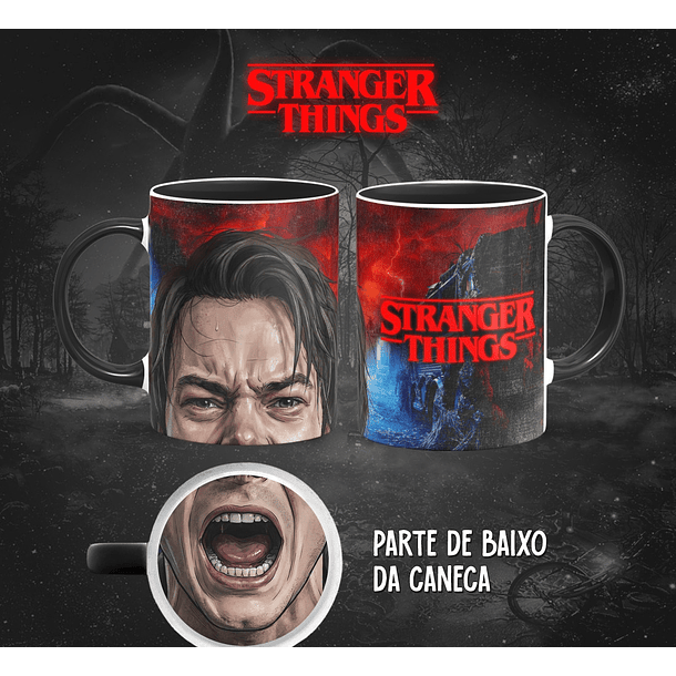 13 Artes para Caneca Bocão Stranger Things em Png 6
