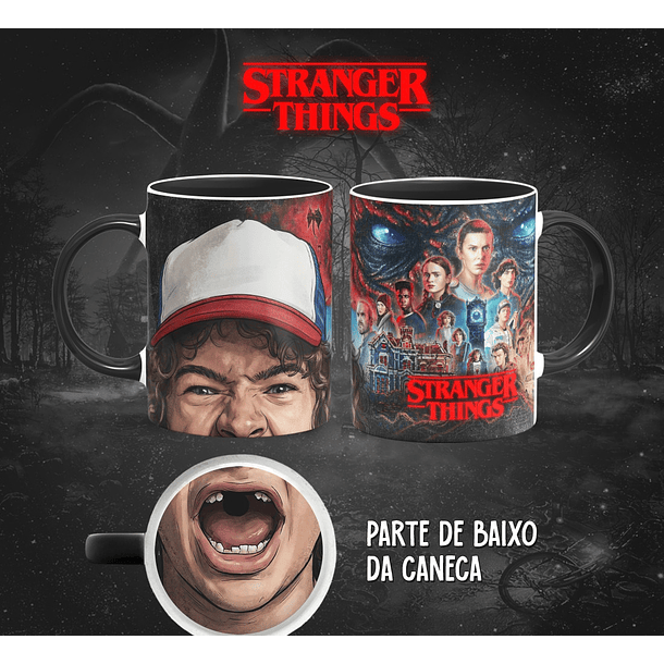 13 Artes para Caneca Bocão Stranger Things em Png 7