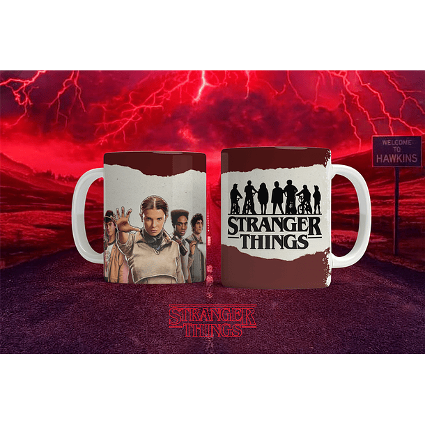 12 Artes para Caneca Stranger Things Arquivo em Png  7