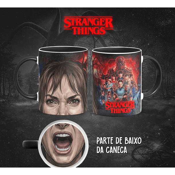 13 Artes para Caneca Bocão Stranger Things em Png 8