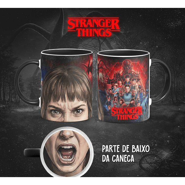 13 Artes para Caneca Bocão Stranger Things em Png 9