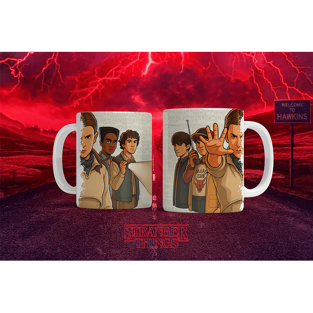 12 Artes para Caneca Stranger Things Arquivo em Png  10