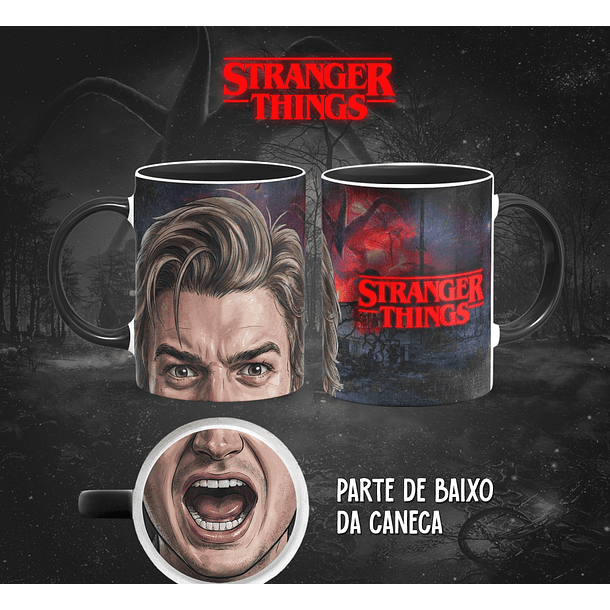 13 Artes para Caneca Bocão Stranger Things em Png 10