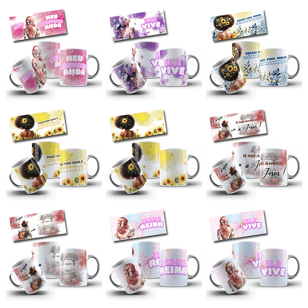 33 Artes para Caneca Deus Amor infinito Arquivo em Png 4