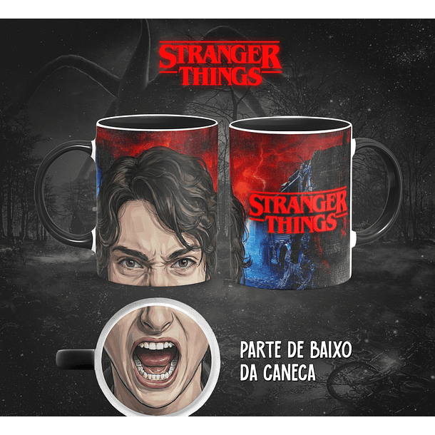 13 Artes para Caneca Bocão Stranger Things em Png 11