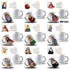 44 Artes para Canecas Santos Católicos Arquivo Editável  3