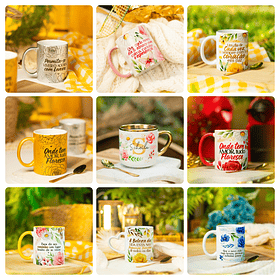 75 Artes para Caneca Floresça Parte 2 Arquivo em Png