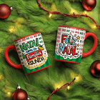 58 Artes para Caneca Natal Papai Noel Arquivo em Jpg 2