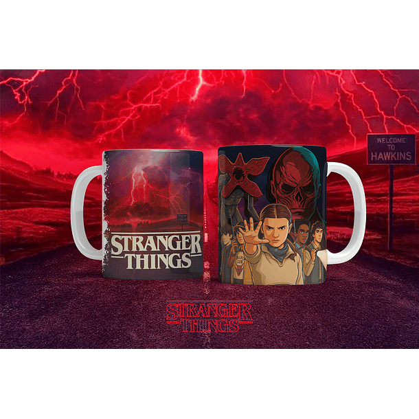 12 Artes para Caneca Stranger Things Arquivo em Png  12