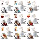 44 Artes para Canecas Santos Católicos Arquivo Editável  5