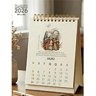 Arquivo Calendário de Mesa Santinhos 2026 Arquivo em Pdf  1