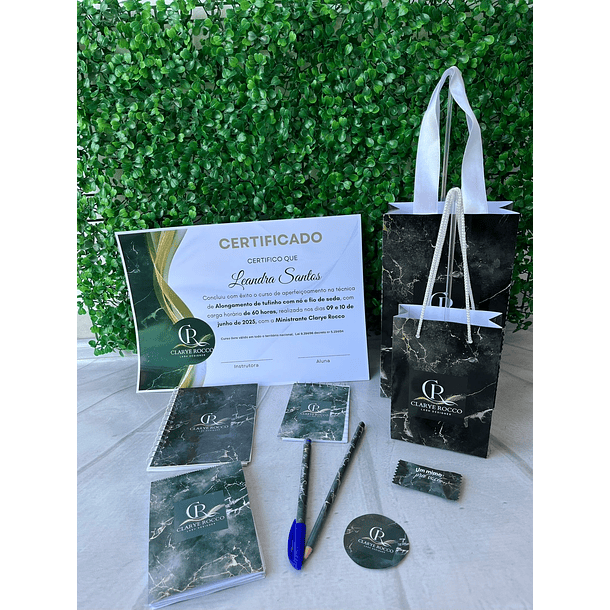 Arquivos para Kit Curso, Certificado, Caneta Arquivo Editável  1