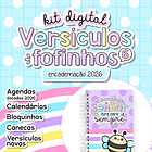 Kit Digital Versículos Fofinhos 6 - Encadernação 2026  1