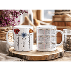 12 Artes para Caneca Calendário Ano Novo Minimalista 2026 Arquivo Editável  12