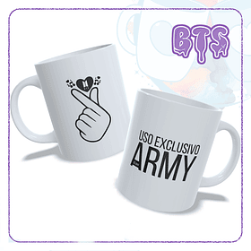 Arte Caneca BTS Caneca Army Arquivo em Jpg