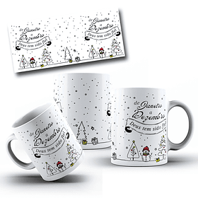 Arte Caneca De Janeiro a Dezembro Deus tem sido Fiel Arquivo em Jpg