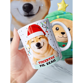 Arte Caneca Nesse Natal eu só queria um OI...tocentos mil reais  em Jpg 