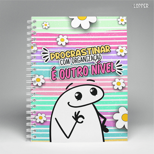 Arte Capa Agenda Flork Procastinar Com Organização é Outro Nivel Aqr JPG 2