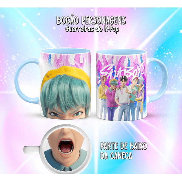10 Artes para Caneca Bocão Guerreiras do K-Pop Arquivo em Png  6