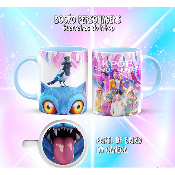 10 Artes para Caneca Bocão Guerreiras do K-Pop Arquivo em Png  9