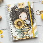 Arquivo Encadernação Abelha fofa em Pdf 2