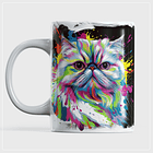 10 Artes para Caneca Gato Neon Arquivo em Png  7