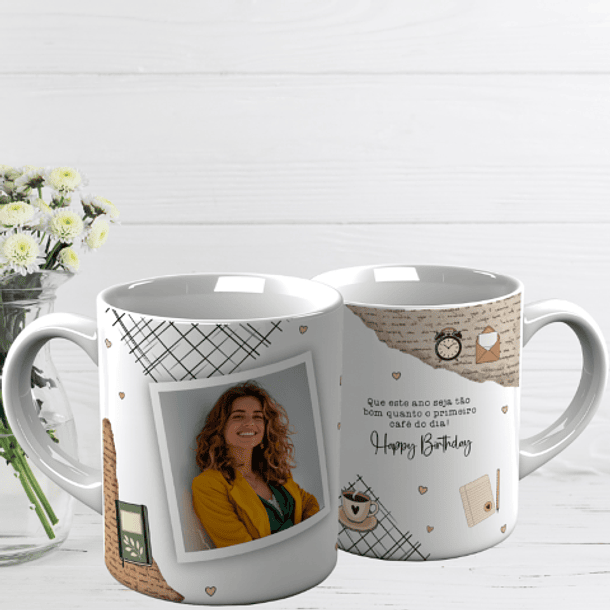 10 Artes para Caneca Aniversário Arquivo Editável  10