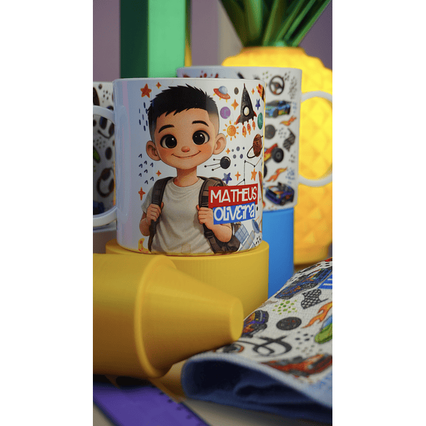 90 Artes para Sublimação Caneca Garrafa e Toalhinha Volta as Aulas Arquivo em Png  6