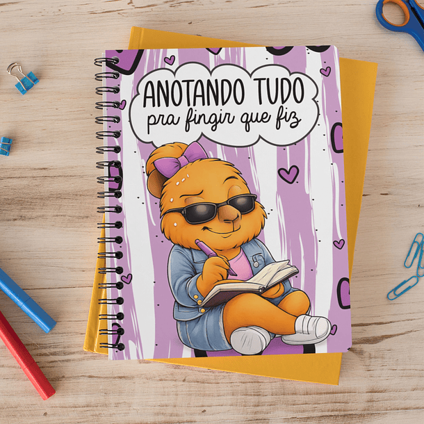 Arquivo Capa para Agenda Capivara Sarcasticas 2026 Arquivo Editável  4