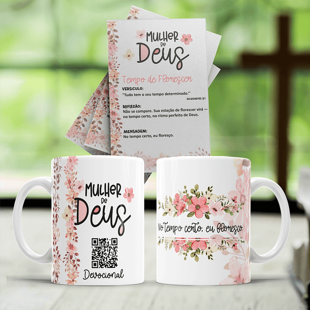 8 Artes para Caneca e Cartão Devocional Femenino Arquivo Editável  4