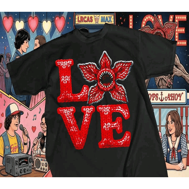 12 Artes para Camisa Stranger Things Camisetas Arquivo em Png 5