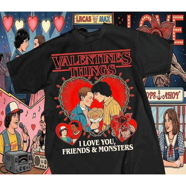 12 Artes para Camisa Stranger Things Camisetas Arquivo em Png 10
