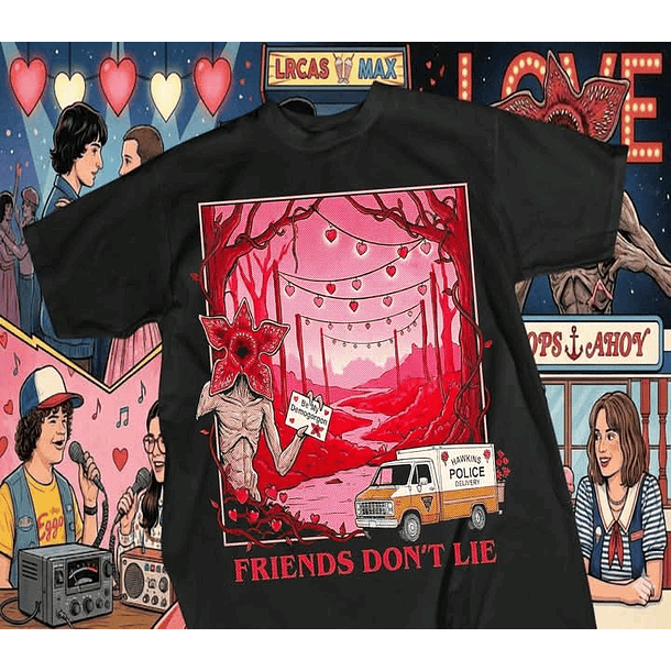 12 Artes para Camisa Stranger Things Camisetas Arquivo em Png 12