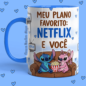 17 Artes para Caneca Stitch Namorados Arquivo em Png