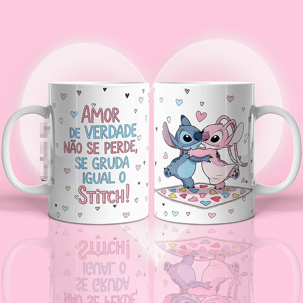 17 Artes para Caneca Stitch Namorados Arquivo em Png 10