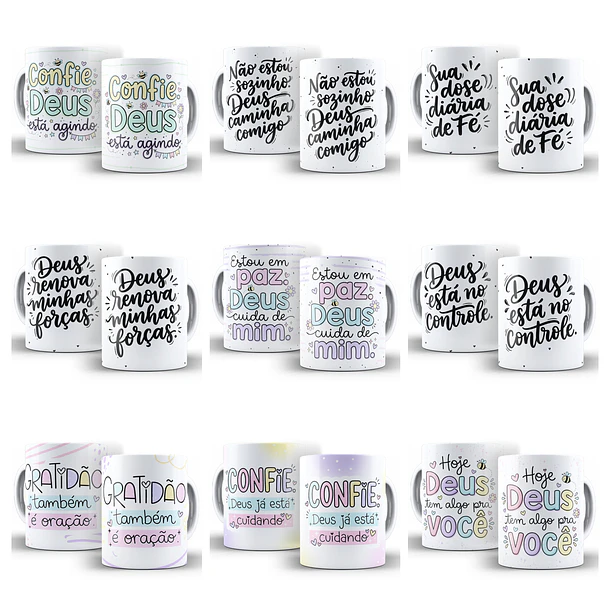 25 Artes para Caneca Salmo Do Dia Frases Arquivo Editável  3