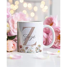 26 Artes para Caneca Alfabeto Feminino Flores Arquivo Editável  9