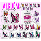 26 Artes para Caneca Borboleta Alguém especial Arquivo Editável 1