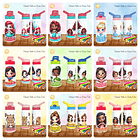 165 Artes para Toalinha Squeeze e Caneca Personagens Volta as Aulas Arquivo Editável  13