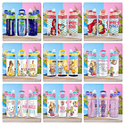 55 Artes para Squeeze Garrafinhas Personagens Volta as Aulas Editável 1