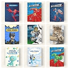 73 Artes para Capas de Caderno Personagens Volta às Aulas Arquivo em Canva 6