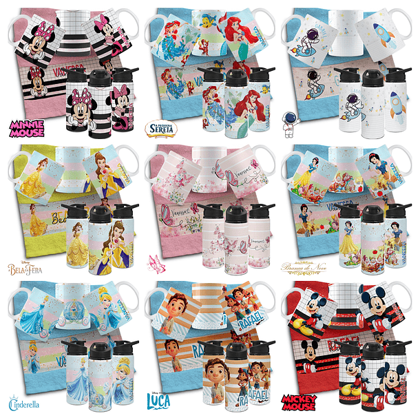 78 Artes para Caneca Toalhina e Squeeze Volta as aulas Arquivo Editável  3